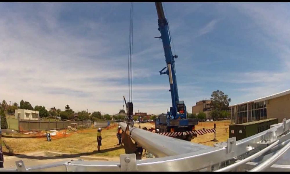 Wagga Wagga City Council – Installation of new lights towers at Robertson Oval