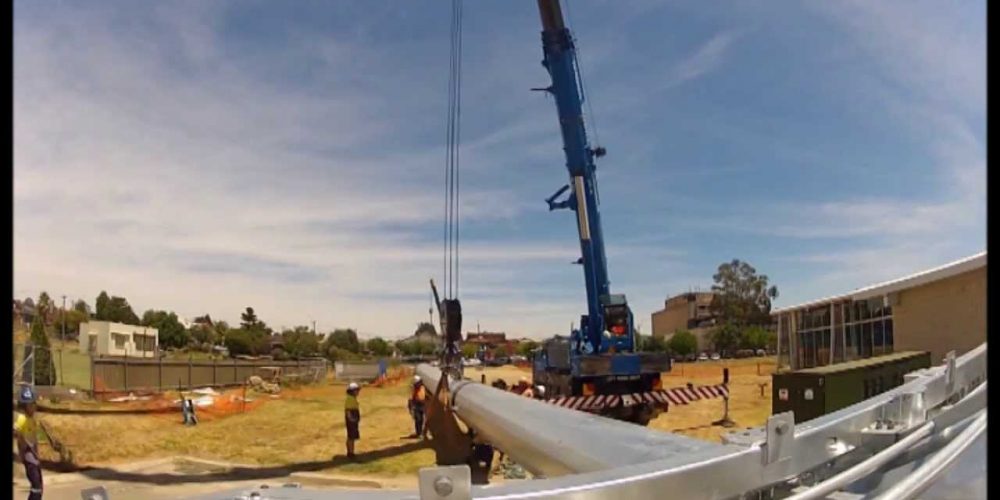Wagga Wagga City Council – Installation of new lights towers at Robertson Oval