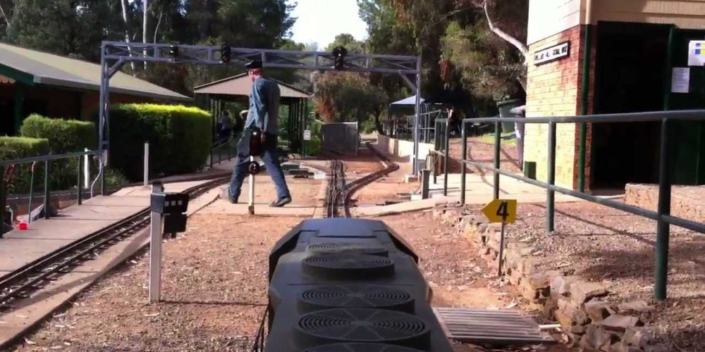 Wagga Wagga Miniature Railway – lower loop (5″ | 7 1/4″) Drivers Eye