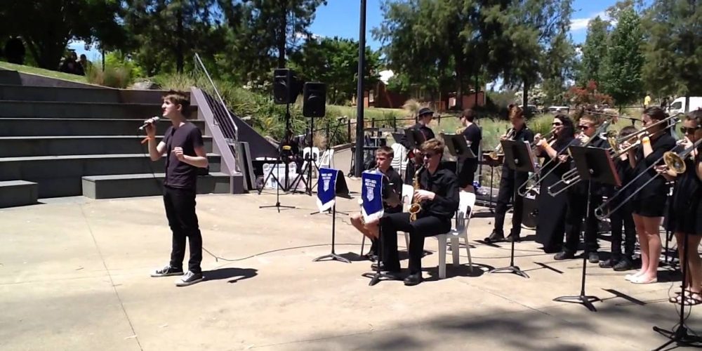 Matthew Barron and The Wagga Wagga High School Stage Band – ‘Feeling Good”