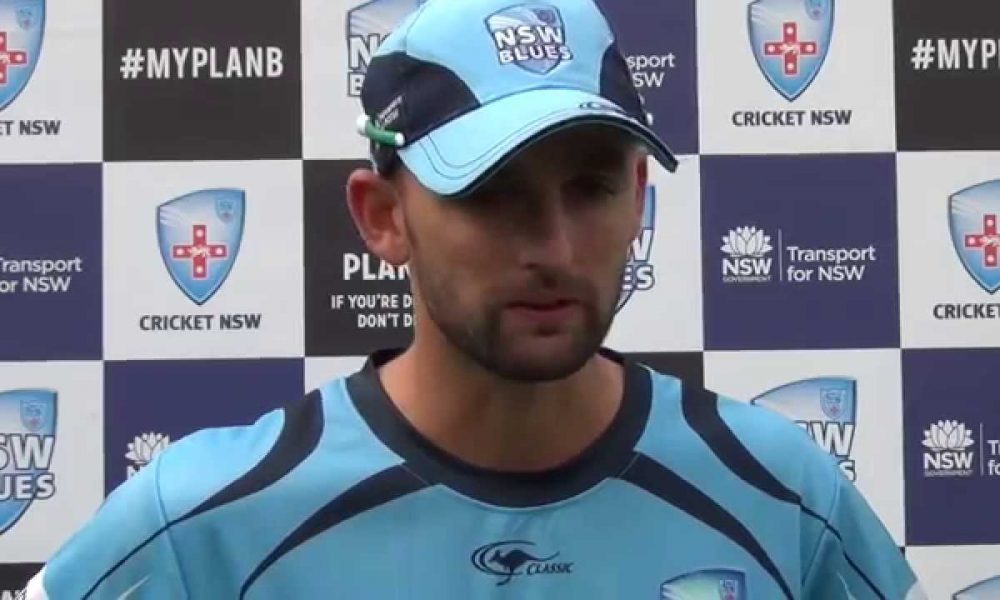 Nathan Lyon speaks ahead of the NSW Blues match in Wagga Wagga