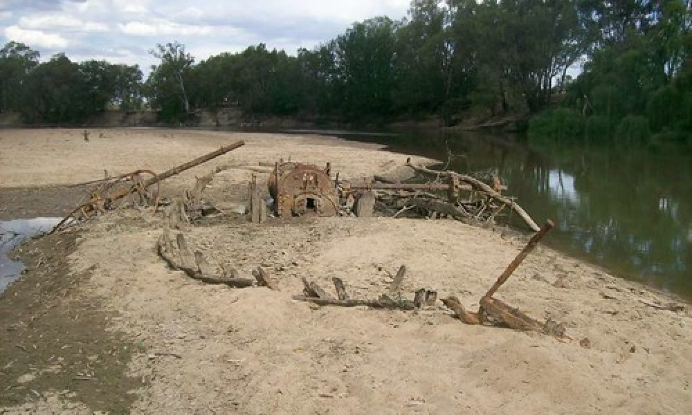 P.S. Wagga Wagga wreck – Stern