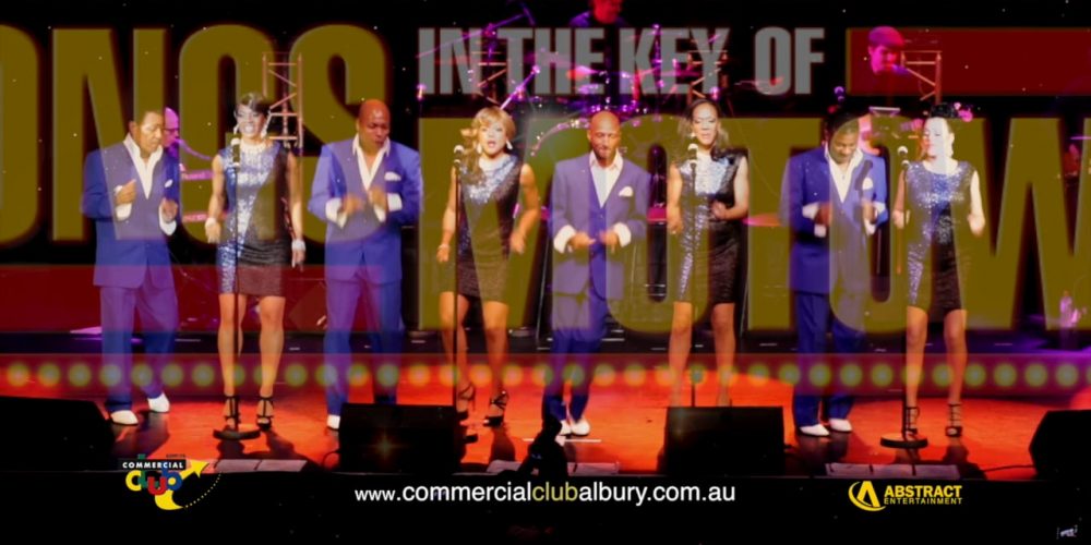 Sounds in the Key of Motown at the Commercial Club Albury – Friday, 28th October 2016 at 7:30pm