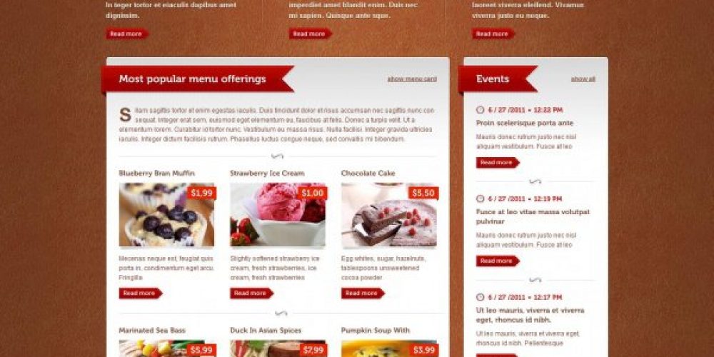 Restaurant WordPress Theme – Bordeaux